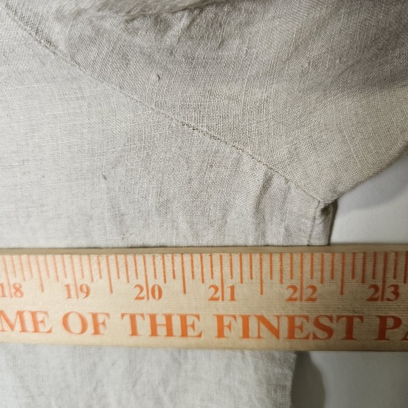 The Drop S Beige Linen Blazer‎ Double Breasted Oversized Minimalist Capsule - Picture 7 of 11